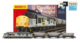Hornby TT1008TXSMP - TT - 4-tlg. Güterzug Class 37, BR, Ep. IV - DC-Sound